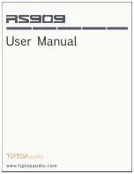 Tiptop Audio RS909 User Manual preview