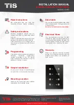 Preview for 2 page of TIS IO-8G Installation Manual