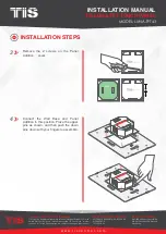 Preview for 4 page of TIS LUNA TFT43 Installation Manual