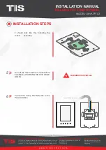 Preview for 5 page of TIS LUNA TFT43 Installation Manual