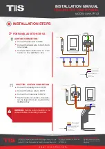 Предварительный просмотр 9 страницы TIS LUNA TFT43 Installation Manual