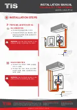 Предварительный просмотр 10 страницы TIS LUNA TFT43 Installation Manual