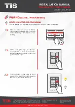 Preview for 14 page of TIS LUNA TFT43 Installation Manual