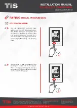 Preview for 17 page of TIS LUNA TFT43 Installation Manual