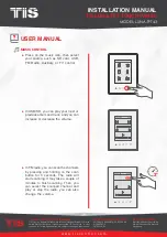 Preview for 32 page of TIS LUNA TFT43 Installation Manual