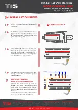 Preview for 3 page of TIS RCU-20R20Z-IP Installation Manual