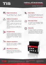 Preview for 2 page of TIS T-3A-HVAC6 Installation Manual