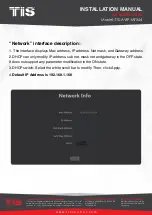 Preview for 13 page of TIS TIS-AVIP-MTX44 Installation Manual