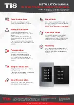 Preview for 2 page of TIS TIT-2G-BUS-K Installation Manual