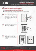 Preview for 10 page of TIS VENERA VEN-1S-1R-HC Installation Manual