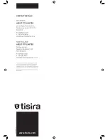 Preview for 12 page of Tisira TCH60X Series User Manual