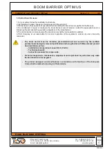 Preview for 5 page of Tiso Optimus 40 Installation And Operation Manual