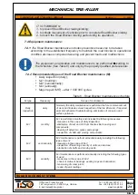 Предварительный просмотр 24 страницы Tiso TYRE-KILLER RB 371-03 Installation And Operation Manual