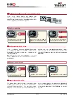 Preview for 11 page of Tissot HIGH T User Manual