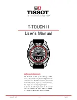Tissot T001.520.47.281.00 User Manual preview