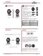 Предварительный просмотр 11 страницы Tissot T001.520.47.281.00 User Manual