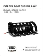 Предварительный просмотр 1 страницы Titan Attachments 113104 Operator'S Manual