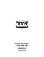 Preview for 23 page of Titan Attachments 191421 Operator'S Manual