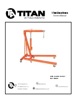 Titan Attachments 1SHOP1-1SHOP2 Owner'S Manual preview