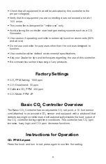 Предварительный просмотр 3 страницы Titan Controls CO2 Regulator Instruction Manual