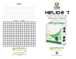 Предварительный просмотр 1 страницы Titan Controls Helios 7 Instruction Manual