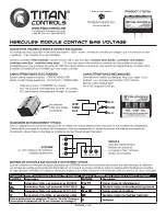 Предварительный просмотр 2 страницы Titan Controls HERCULES 702764 User Manual