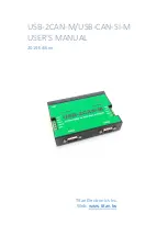 Titan Electronics USB-2CAN-M User Manual preview