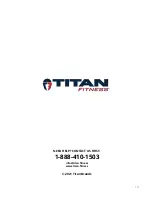 Preview for 10 page of Titan Fitness 2T3UP82 NVY-T3SB24 Operator'S Manual