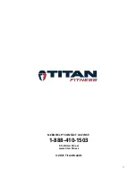 Preview for 9 page of Titan Fitness 400919 Operator'S Manual