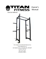 Preview for 1 page of Titan Fitness HEAVY DUTY POWER RACK Owner'S Manual