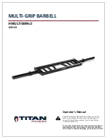 Titan Fitness HMULTIBARv2 Operator'S Manual предпросмотр