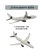 Предварительный просмотр 1 страницы TITAN MODEL KITS A330-200 Assembly Manual