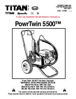 Titan Tool PowrTwin 5500 449-700 Gas Owner'S Manual preview