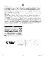 Preview for 50 page of Titan 0290012 Operating Manual