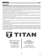 Preview for 73 page of Titan 0537012 Operating Manual