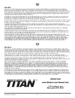 Предварительный просмотр 83 страницы Titan 0558043 Operating Manual