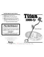 Preview for 1 page of Titan 1000 XD Owner'S Manual