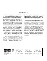 Предварительный просмотр 20 страницы Titan 335-500 Owner'S Manual