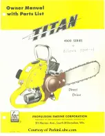 Titan 4800 SERIES Owner'S Manual preview