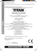 Предварительный просмотр 30 страницы Titan 5052931541393 Manual