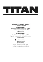 Предварительный просмотр 79 страницы Titan 5059340256061 Manual