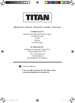 Предварительный просмотр 180 страницы Titan 5059340339016 Original Instructions Manual