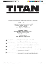 Предварительный просмотр 29 страницы Titan 5059340400082 Instructions Manual