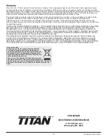 Предварительный просмотр 32 страницы Titan 558072 Operating Manual