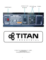 Предварительный просмотр 7 страницы Titan 7500M Owner'S Manual