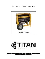 Предварительный просмотр 24 страницы Titan 7500M Owner'S Manual