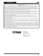 Предварительный просмотр 47 страницы Titan Compact 190 Manual