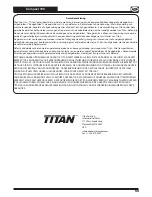 Предварительный просмотр 61 страницы Titan Compact 190 Manual