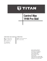 Preview for 136 page of Titan Control Max 1900 Pro Cart Operating Manual