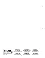 Preview for 28 page of Titan Elite E15 Series Owner'S Manual